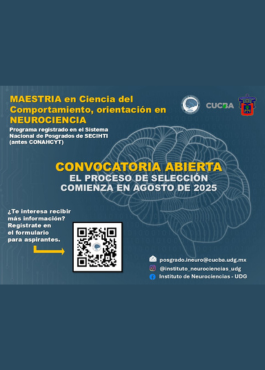 Maestría en Ciencia del Comportamiento, orientación Neurociencia