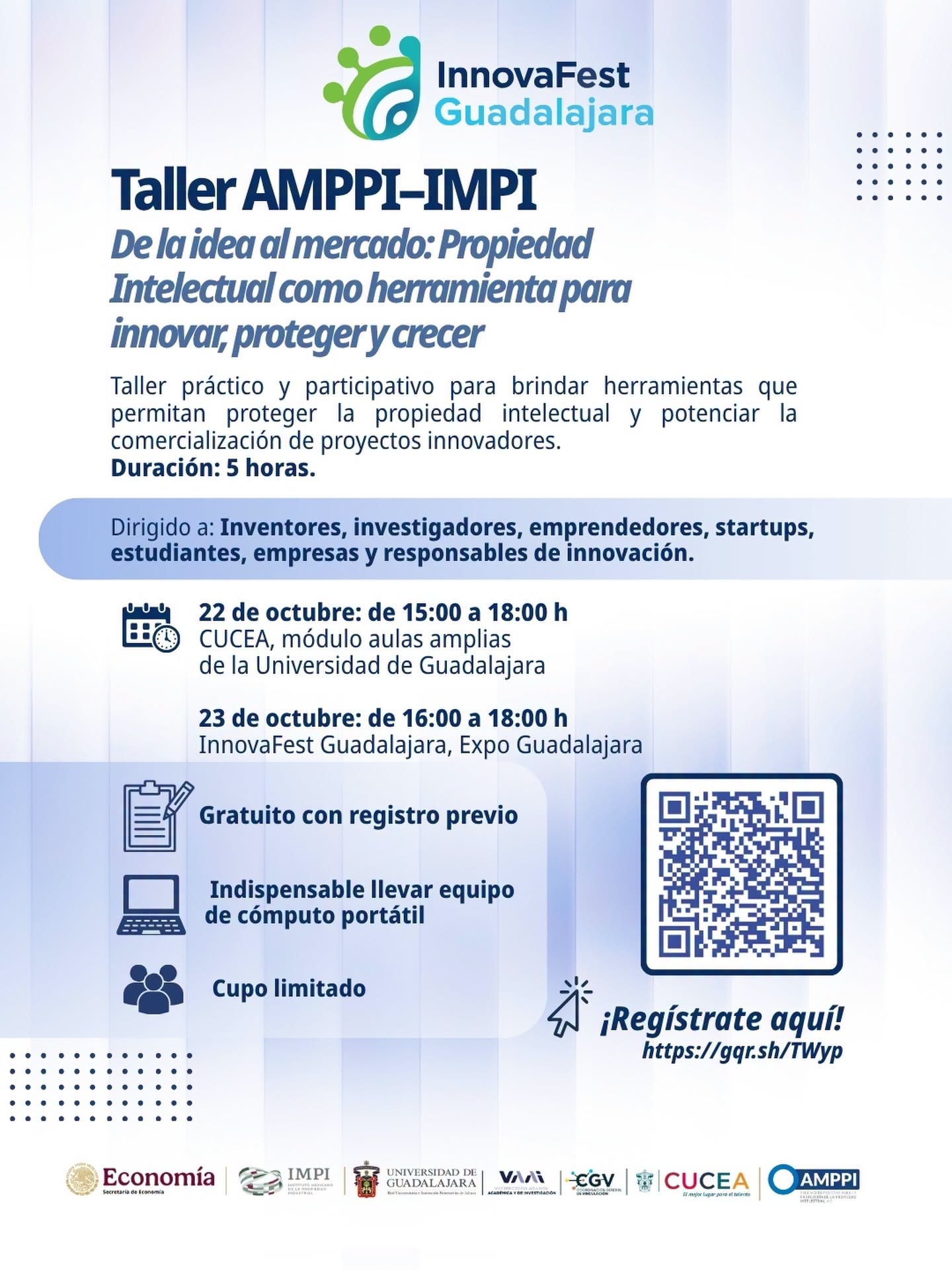 Taller AMPPI-IMPI "De la idea al mercado”