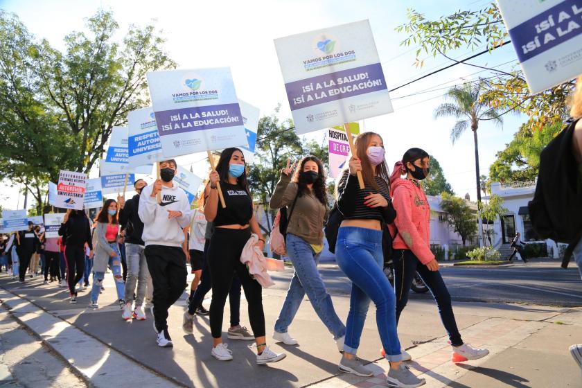Detectan infiltrados en la Caminata por la autonomía universitaria