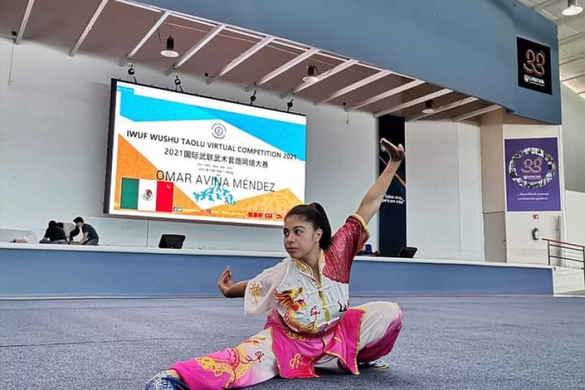 Universitaria se prepara para los Juegos Mundiales de wushu