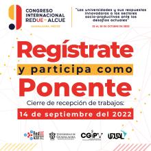 Regístrate y participa como ponente